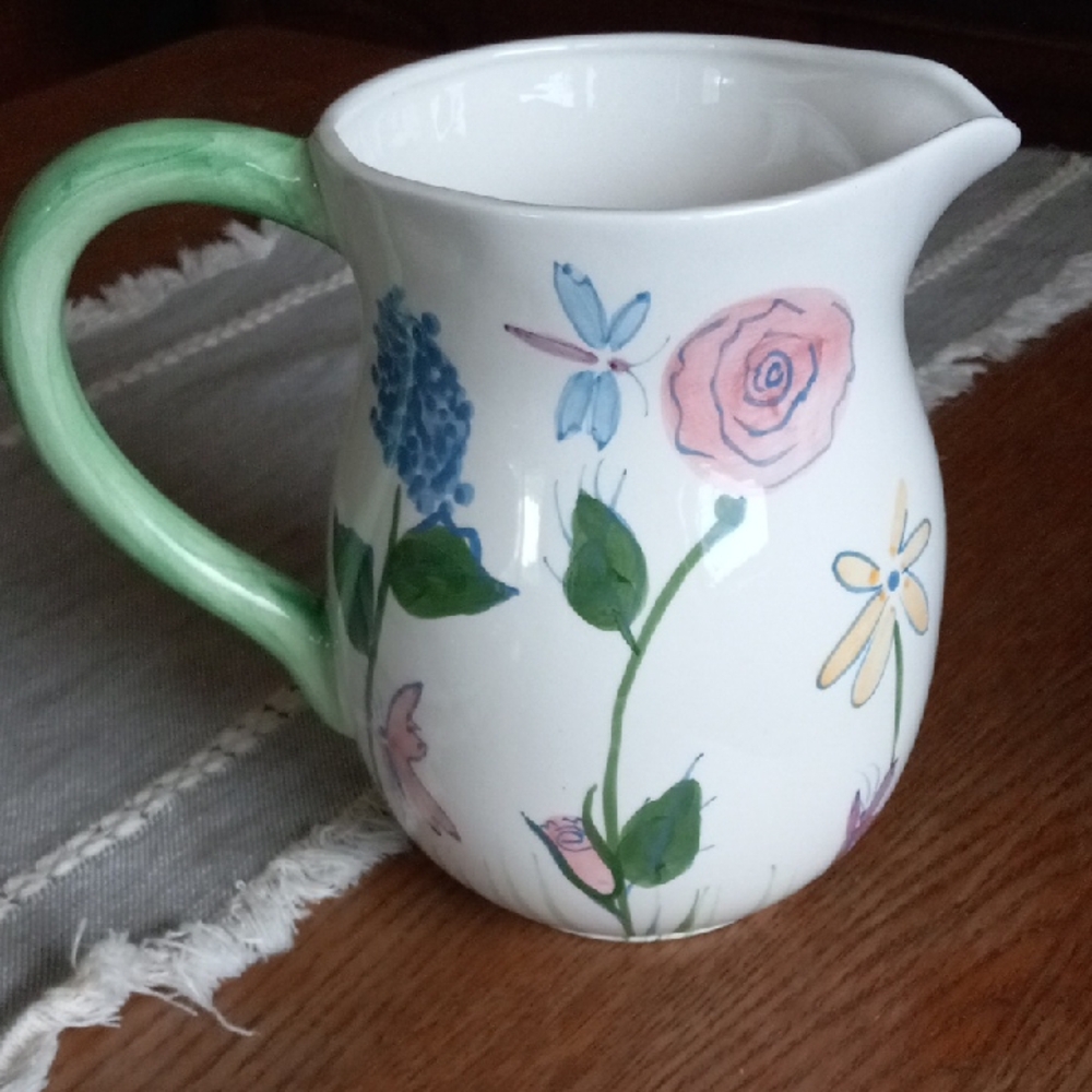 JcPenney Home Collection Floral Pitcher